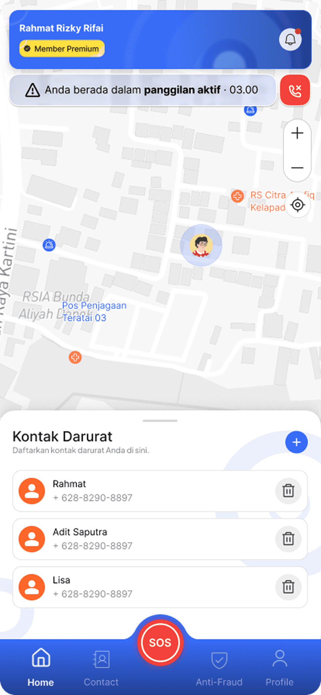 Save Me app hero preview